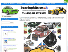 Tablet Screenshot of bearingkits.co.uk